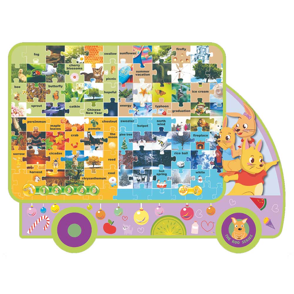 《點讀巴士海報》套裝共九份・普通話英文版-蒙特梭利玩具-Kidrise🧒🏻STEM香港教育玩具｜STEAM科學實驗玩具｜STEM幼兒教育玩具｜啟智早教玩具｜蒙特梭利教具