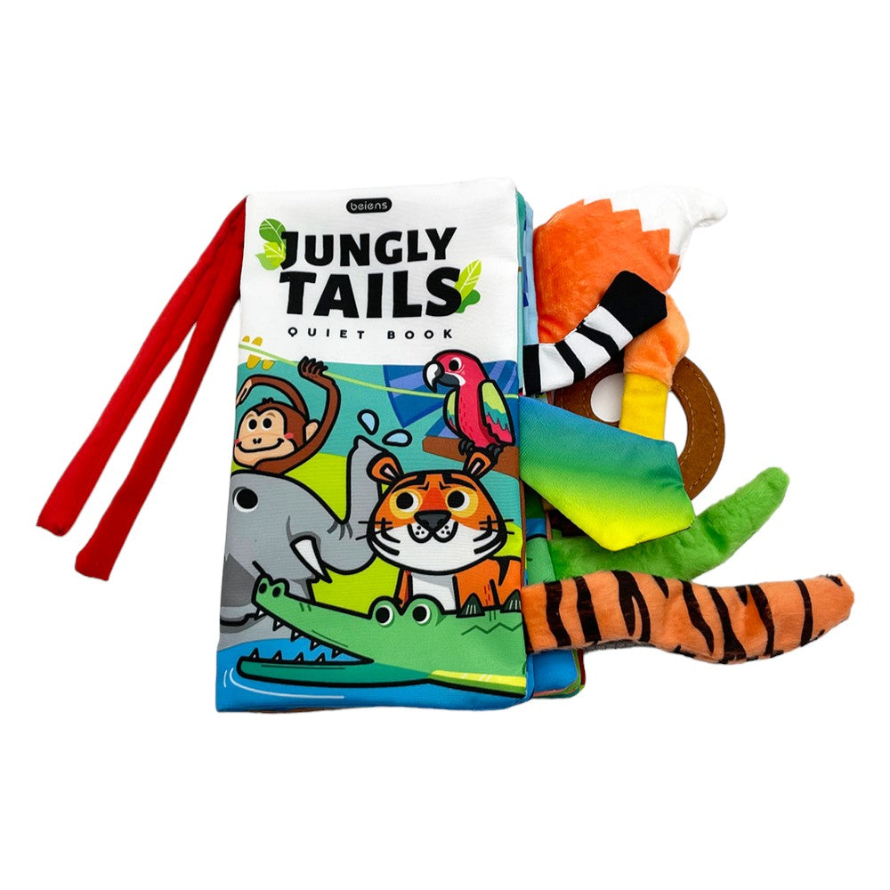 Beiens立體3D早教啟蒙寶寶布書 (叢林動物)-蒙特梭利玩具-Kidrise🧒🏻STEM香港教育玩具｜STEAM科學實驗玩具｜STEM幼兒教育玩具｜啟智早教玩具｜蒙特梭利教具 Main image