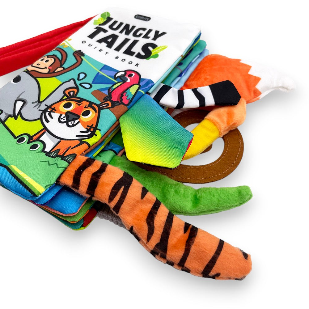 Beiens立體3D早教啟蒙寶寶布書 (叢林動物)-蒙特梭利玩具-Kidrise🧒🏻STEM香港教育玩具｜STEAM科學實驗玩具｜STEM幼兒教育玩具｜啟智早教玩具｜蒙特梭利教具