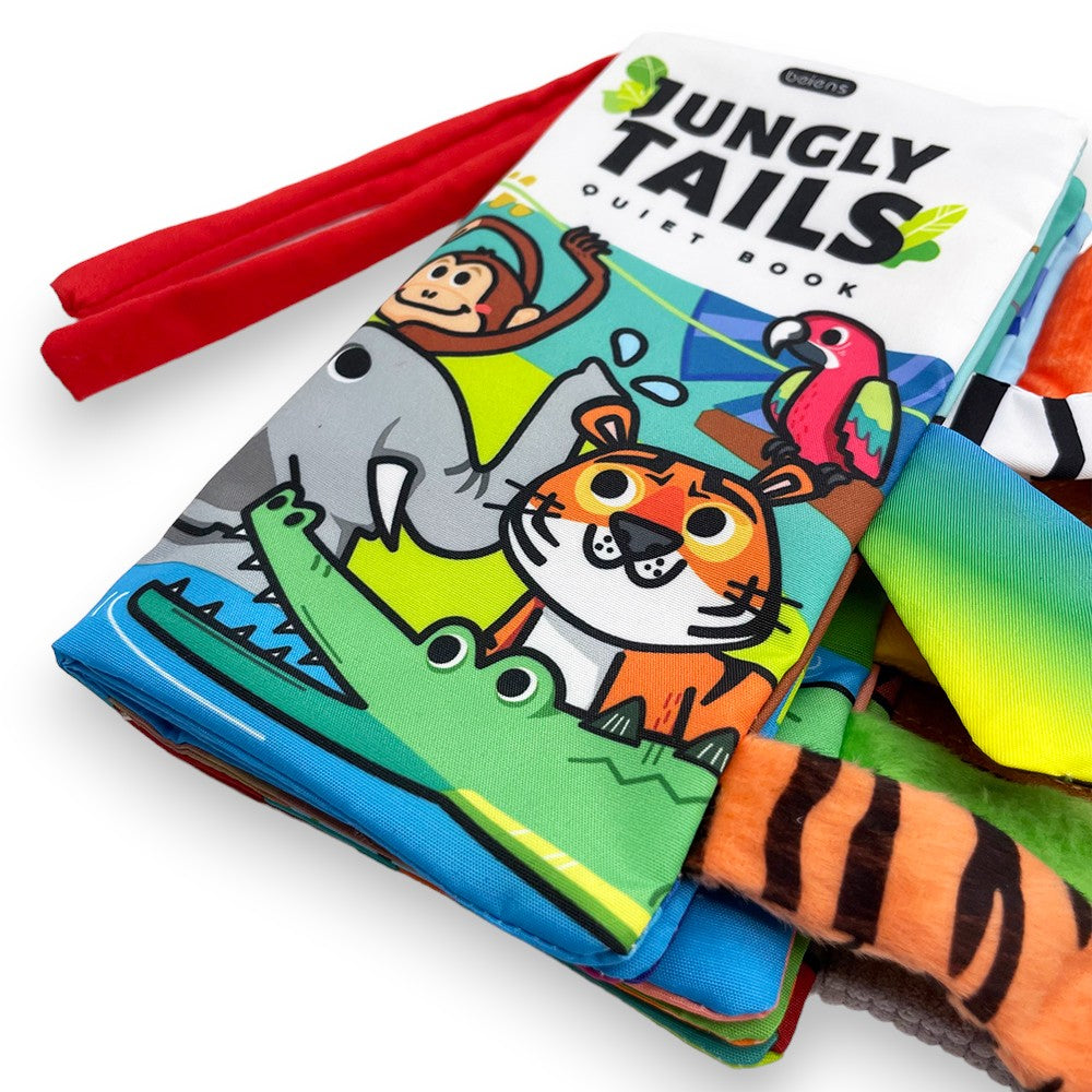 Beiens 3D Early Education Cloth Book for Babies (Jungle Animals) Secondary image