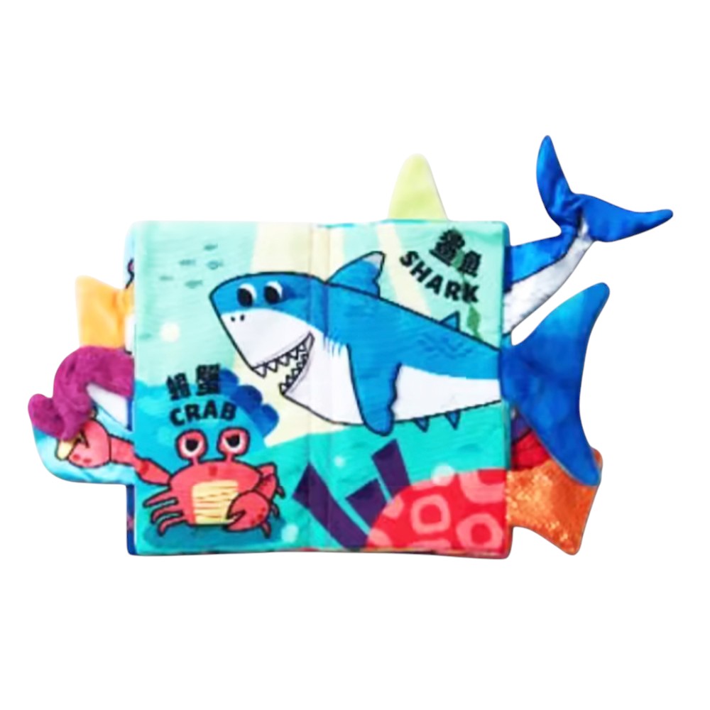 Beiens 3D Early Education Cloth Book for Babies (Marine Animals) Secondary image