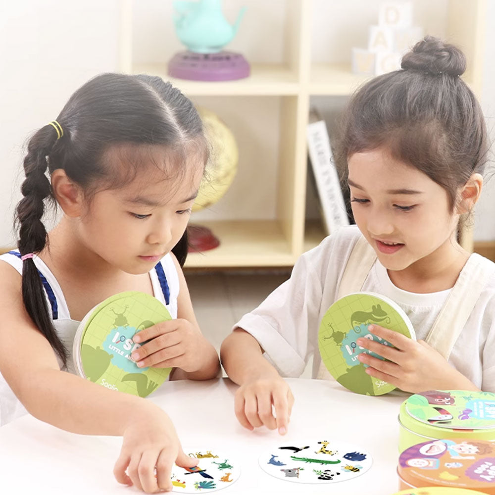 Saalin 動物小偵探🔎Montessori幼兒教具-蒙特梭利玩具-Kidrise🧒🏻STEM香港教育玩具｜STEAM科學實驗玩具｜STEM幼兒教育玩具｜啟智早教玩具｜蒙特梭利教具