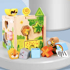 🧩木製幼兒啟蒙益智形狀智力盒👶早教教具-蒙特梭利玩具-Kidrise🧒🏻STEM香港教育玩具｜STEAM科學實驗玩具｜STEM幼兒教育玩具｜啟智早教玩具｜蒙特梭利教具