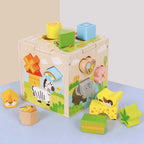 🧩木製幼兒啟蒙益智形狀智力盒👶早教教具-蒙特梭利玩具-Kidrise🧒🏻STEM香港教育玩具｜STEAM科學實驗玩具｜STEM幼兒教育玩具｜啟智早教玩具｜蒙特梭利教具