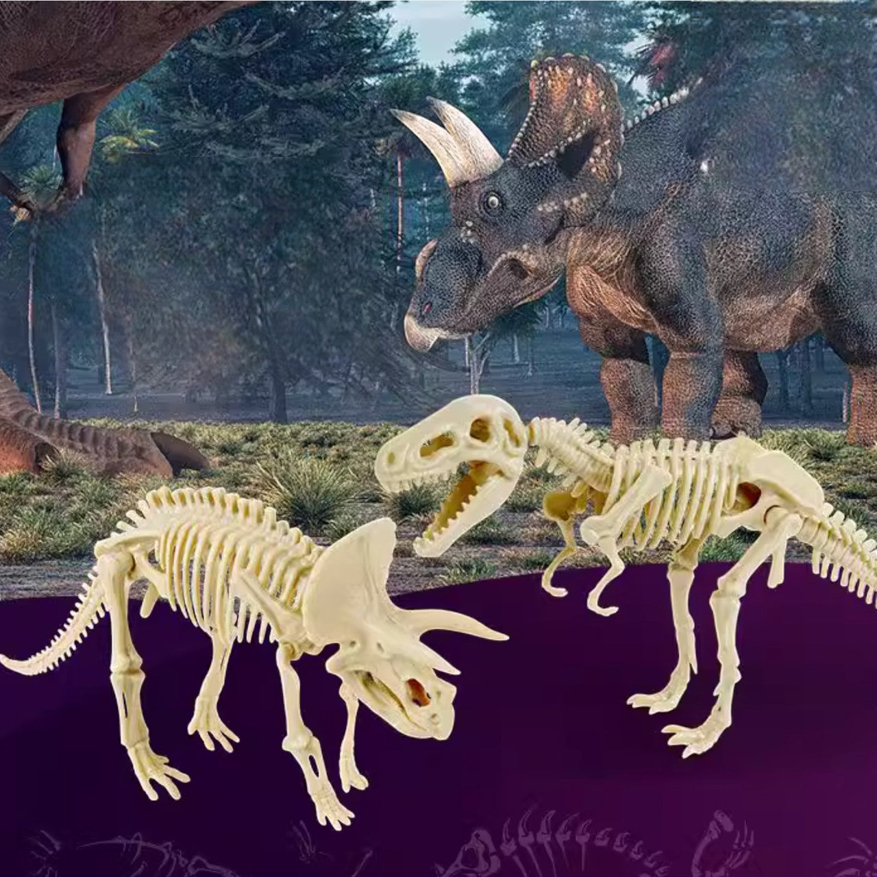 Science Can恐龍化石考古挖掘套裝 (暴龍＋棘龍＋翼龍)-STEM玩具-Kidrise🧒🏻STEM香港教育玩具｜STEAM科學實驗玩具｜STEM幼兒教育玩具｜啟智早教玩具｜蒙特梭利教具