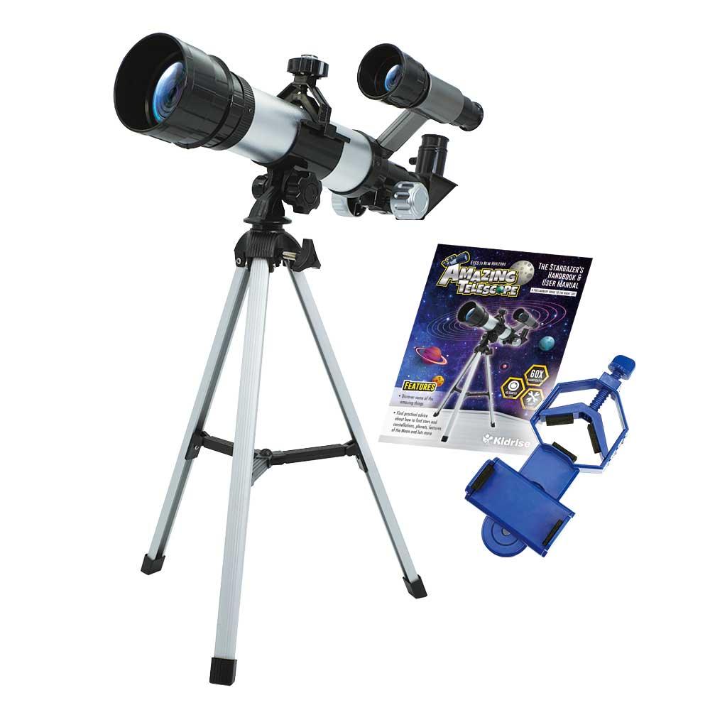 kidrise-xmas-bundle-telescope-microscope - 【優惠組合】STEM天文觀星望遠鏡＋兒童探索顯微鏡