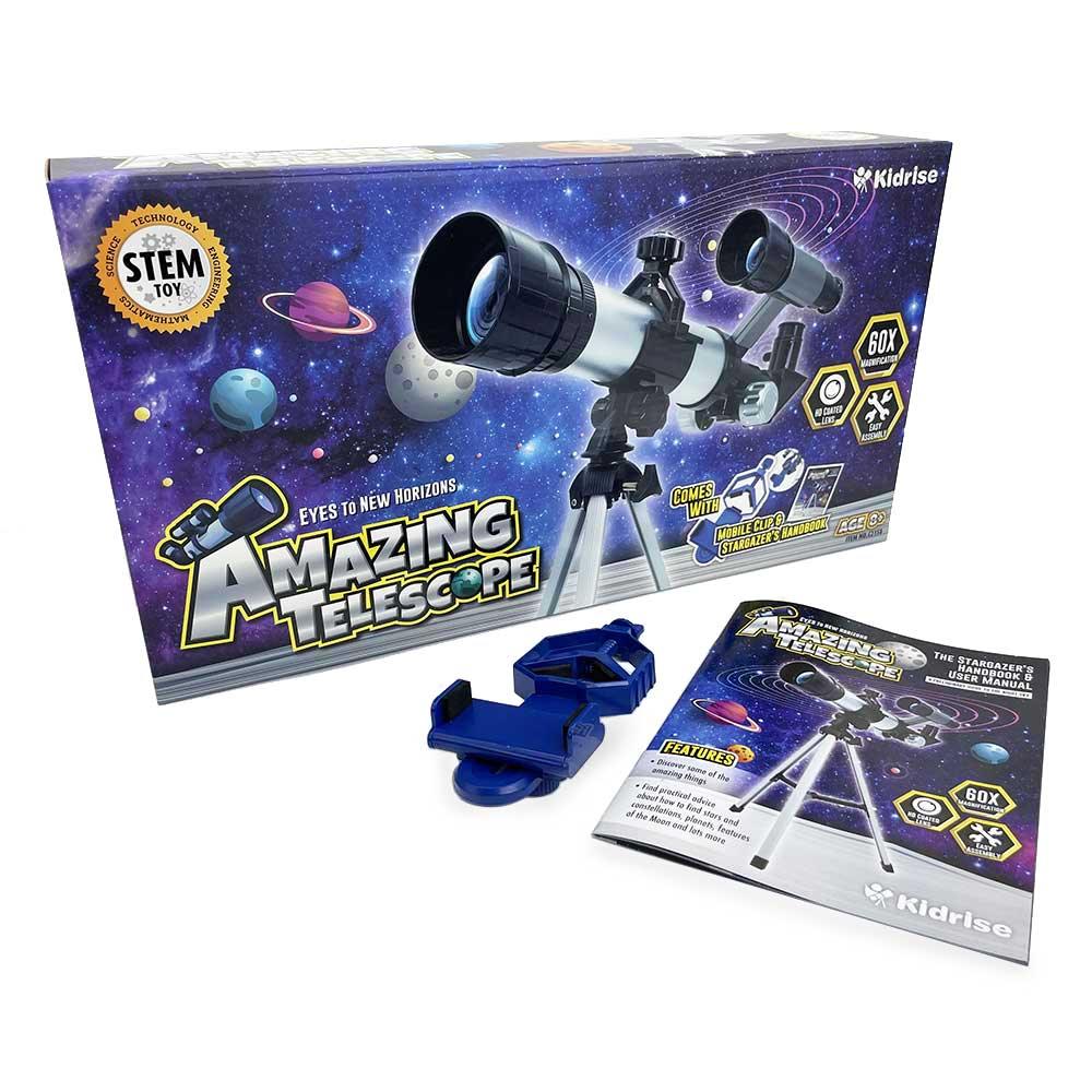 kidrise-xmas-bundle-telescope-microscope - 【優惠組合】STEM天文觀星望遠鏡＋兒童探索顯微鏡