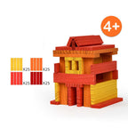 Mideer松木製DIY🧩創意拼塔長STEAM工程積木(100塊)-STEM玩具-Kidrise🧒🏻STEM香港教育玩具｜STEAM科學實驗玩具｜STEM幼兒教育玩具｜啟智早教玩具｜蒙特梭利教具