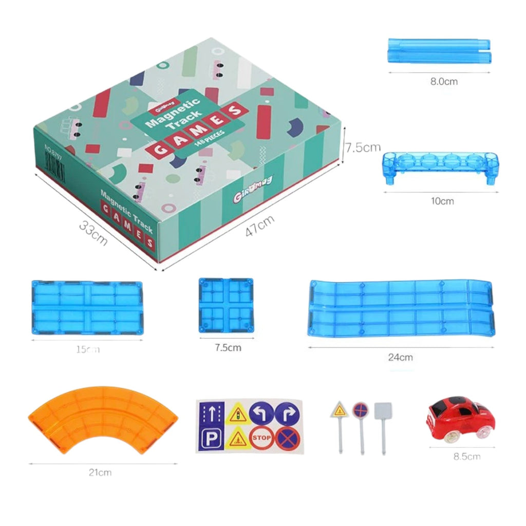 Giromag彩窗磁力片🧲積木80件套裝STEM玩具-STEM玩具-Kidrise🧒🏻STEM香港教育玩具｜STEAM科學實驗玩具｜STEM幼兒教育玩具｜啟智早教玩具｜蒙特梭利教具