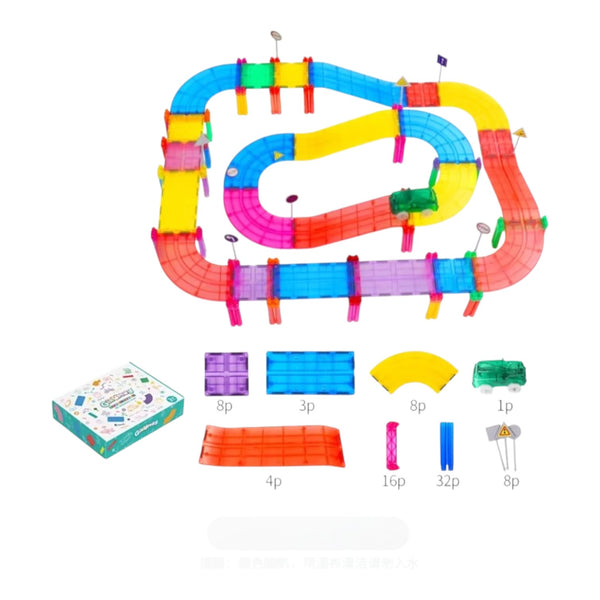 Giromag彩窗磁力片🧲積木80件套裝STEM玩具-STEM玩具-Kidrise🧒🏻STEM香港教育玩具｜STEAM科學實驗玩具｜STEM幼兒教育玩具｜啟智早教玩具｜蒙特梭利教具