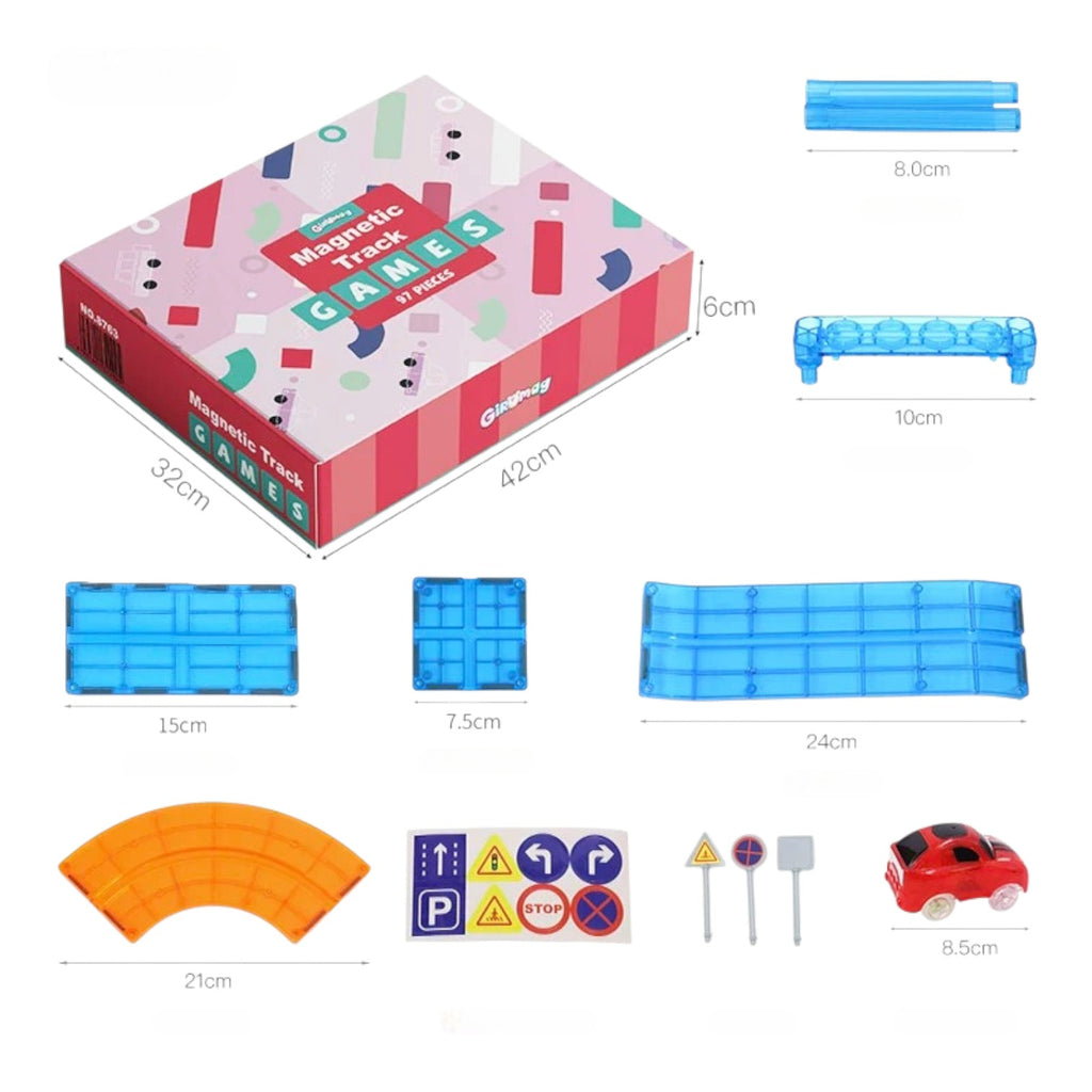 Giromag彩窗磁力片🧲積木80件套裝STEM玩具-STEM玩具-Kidrise🧒🏻STEM香港教育玩具｜STEAM科學實驗玩具｜STEM幼兒教育玩具｜啟智早教玩具｜蒙特梭利教具