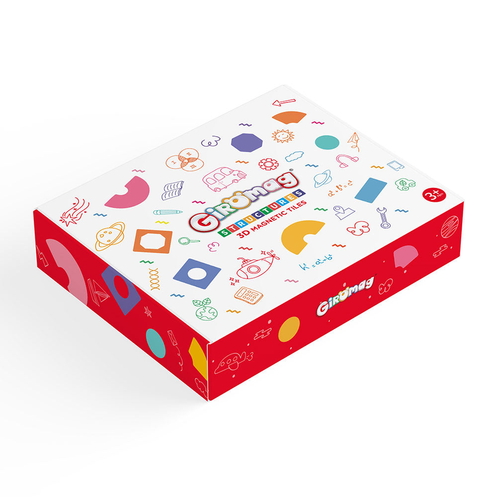 Giromag彩窗磁力片🧲積木滾球110件套裝STEM玩具-STEM玩具-Kidrise🧒🏻STEM香港教育玩具｜STEAM科學實驗玩具｜STEM幼兒教育玩具｜啟智早教玩具｜蒙特梭利教具