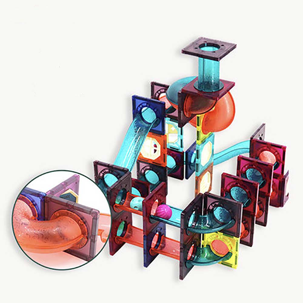 Giromag彩窗磁力片🧲積木滾球110件套裝STEM玩具-STEM玩具-Kidrise🧒🏻STEM香港教育玩具｜STEAM科學實驗玩具｜STEM幼兒教育玩具｜啟智早教玩具｜蒙特梭利教具