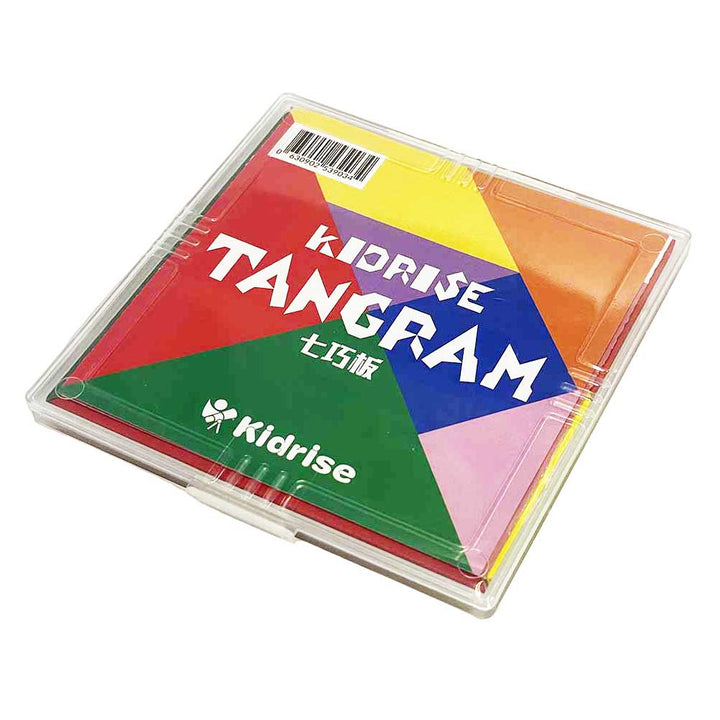 【觀塘自取】Kidrise 經典形七巧板 Tangram (木製圖案積木蒙特梭利玩具 | 9 x 9cm)-STEM玩具-Kidrise🧒🏻STEM香港教育玩具｜STEAM科學實驗玩具｜STEM幼兒教育玩具｜啟智早教玩具｜蒙特梭利教具