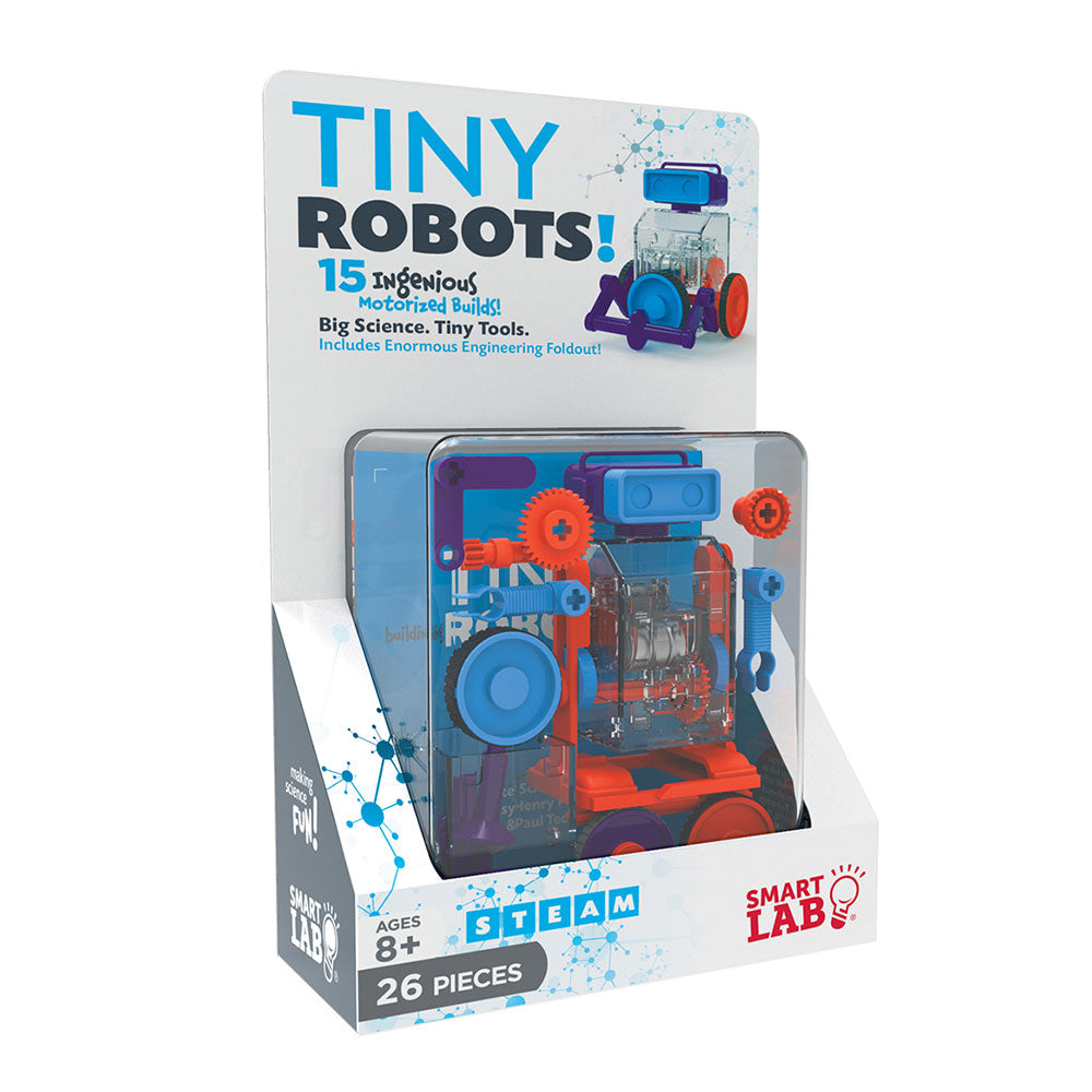 SmartLab🤖小型機械人美國STEM玩具Tiny Robots!🦿-STEM玩具-Kidrise🧒🏻STEM香港教育玩具｜STEAM科學實驗玩具｜STEM幼兒教育玩具｜啟智早教玩具｜蒙特梭利教具 Main image
