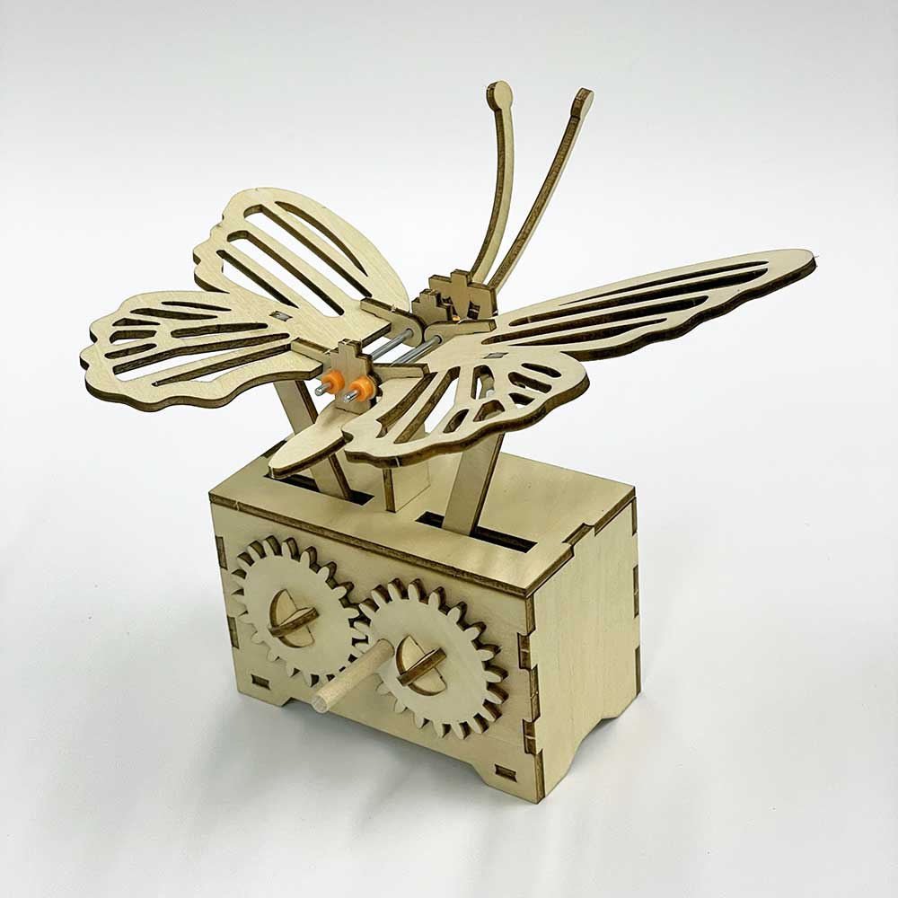 Kidrise STEM教學木模型玩具｜蝴蝶木模型玩具-STEM玩具-Kidrise🧒🏻STEM香港教育玩具｜STEAM科學實驗玩具｜STEM幼兒教育玩具｜啟智早教玩具｜蒙特梭利教具