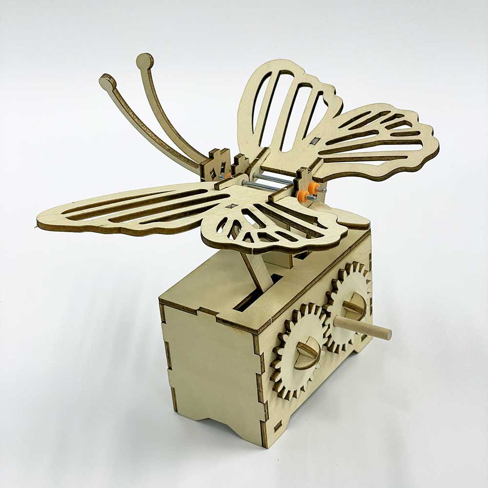 Kidrise STEM教學木模型玩具｜蝴蝶木模型玩具-STEM玩具-Kidrise🧒🏻STEM香港教育玩具｜STEAM科學實驗玩具｜STEM幼兒教育玩具｜啟智早教玩具｜蒙特梭利教具