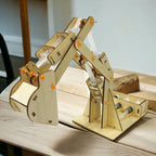 Kidrise STEM教學木模型玩具｜液壓挖掘機木模型玩具-STEM玩具-Kidrise🧒🏻STEM香港教育玩具｜STEAM科學實驗玩具｜STEM幼兒教育玩具｜啟智早教玩具｜蒙特梭利教具