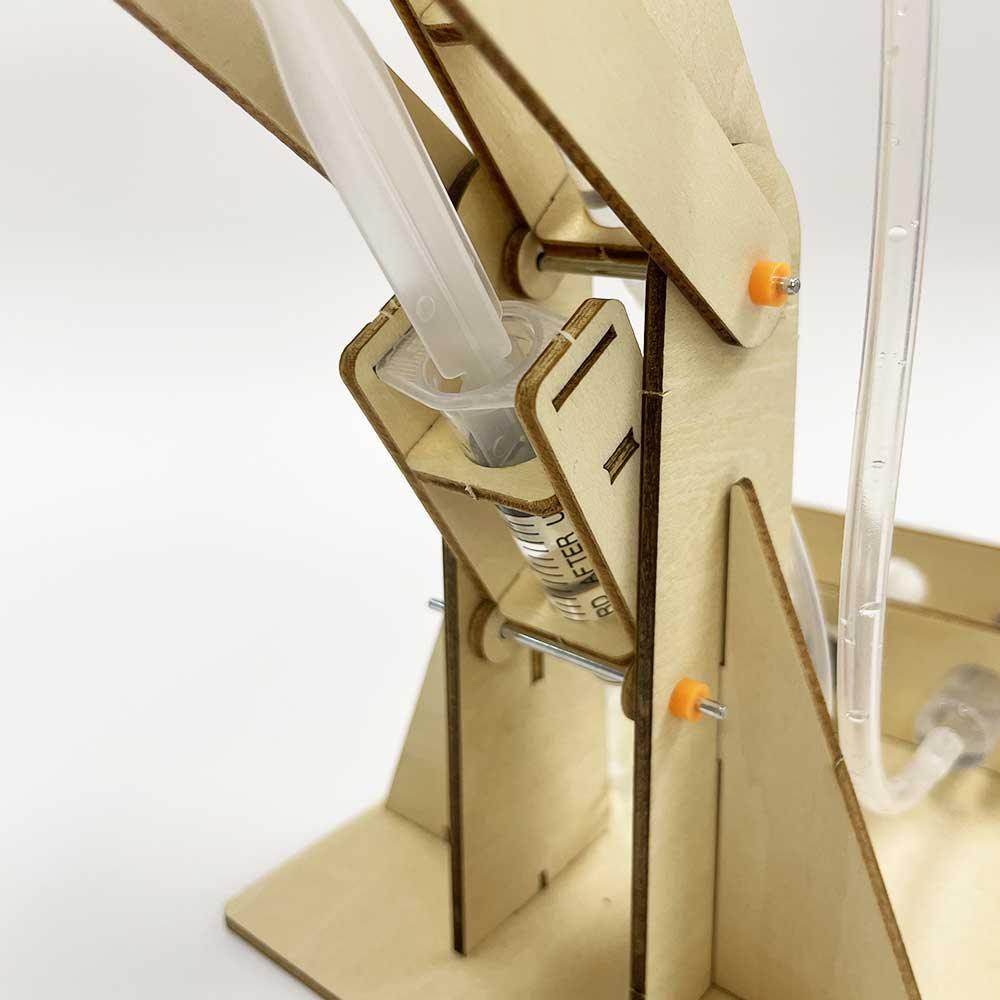 Kidrise STEM教學木模型玩具｜液壓挖掘機木模型玩具