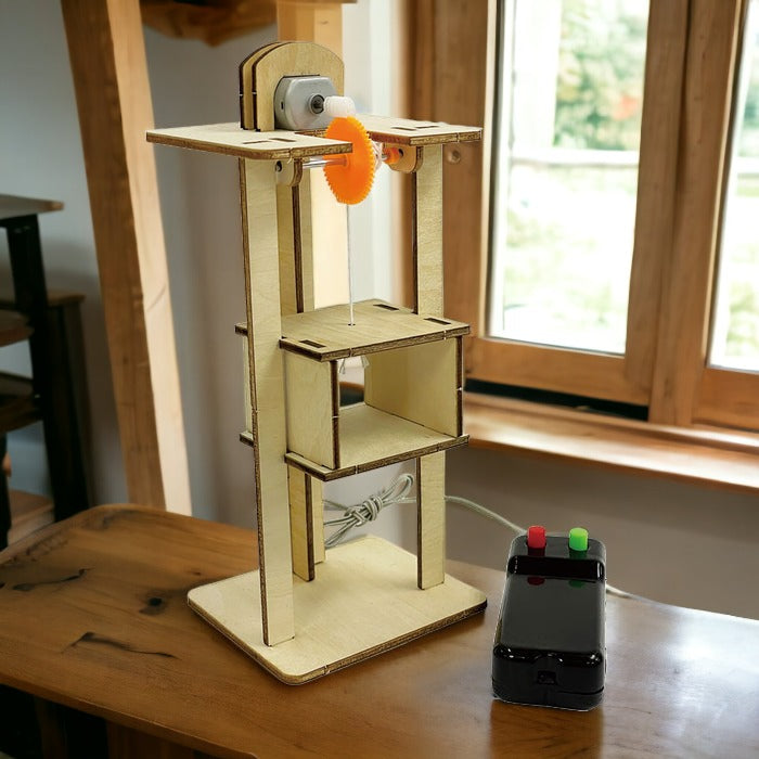 Kidrise STEM teaching wooden model toys｜Lift wooden model toys Secondary image