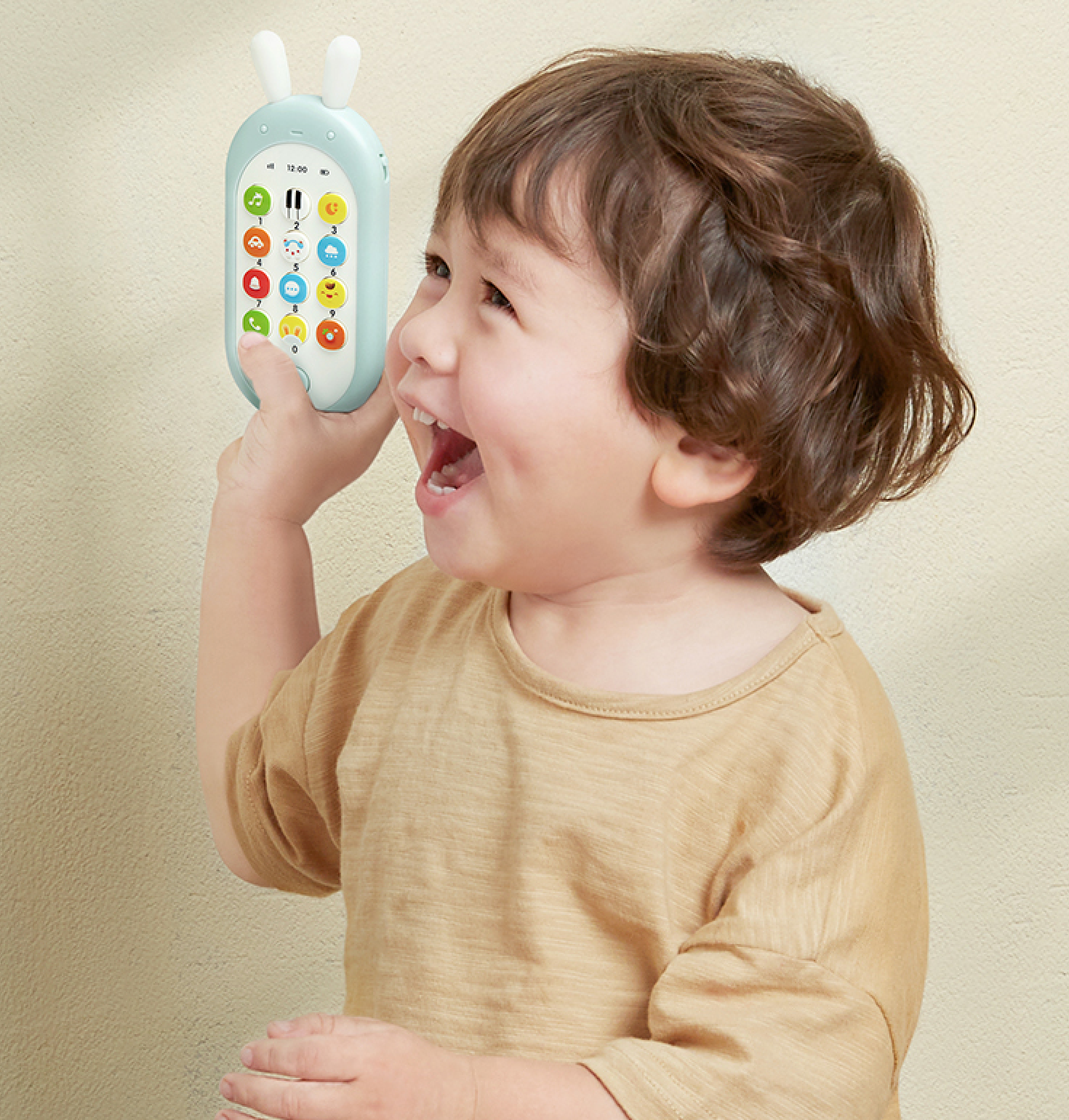 beiens嬰兒寶寶早期教育音樂可咬仿真手機玩具 (半歲或以上適用) 副圖