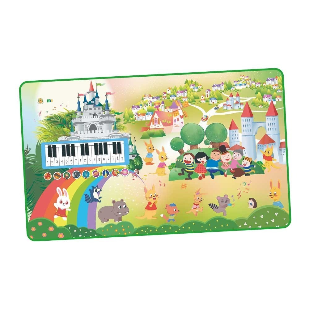 嬰兒專屬音樂城堡遊戲樂園點讀爬行墊（普通話英文版）-蒙特梭利玩具-Kidrise🧒🏻STEM香港教育玩具｜STEAM科學實驗玩具｜STEM幼兒教育玩具｜啟智早教玩具｜蒙特梭利教具