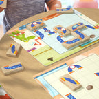 Pinwheel "Where's My Water?" Logic Thinking Path Planning Board Game (Kids' Educational Wooden Toy)