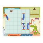 Pinwheel "Where's My Water?" Logic Thinking Path Planning Board Game (Kids' Educational Wooden Toy)
