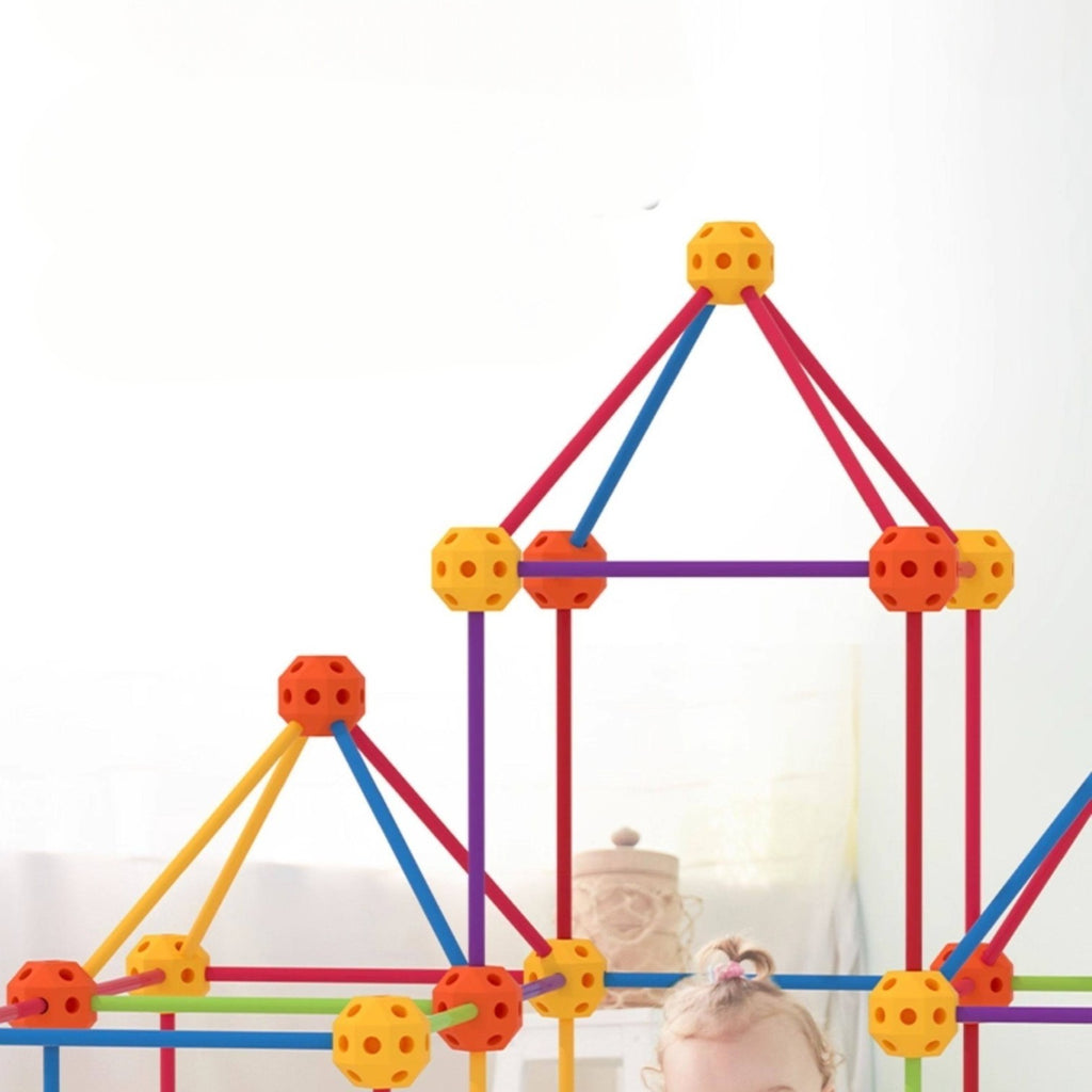 Pinwheel 小小幾何構建師 大型立體空間建築積木玩具 (附收納袋)