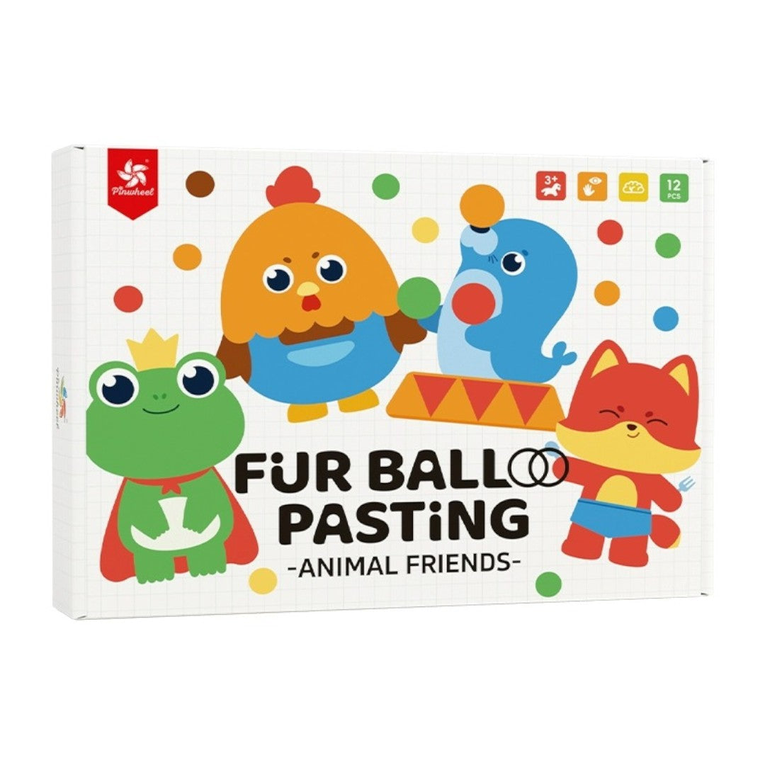 Pinwheel 毛球貼貼樂 - 兒童DIY手工創意藝術畫-STEM玩具-Kidrise🧒🏻STEM香港教育玩具｜STEAM科學實驗玩具｜STEM幼兒教育玩具｜啟智早教玩具｜蒙特梭利教具