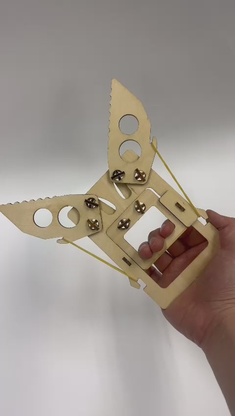 Kidrise STEM teaching wooden model toys | Robotic hand wooden model toys