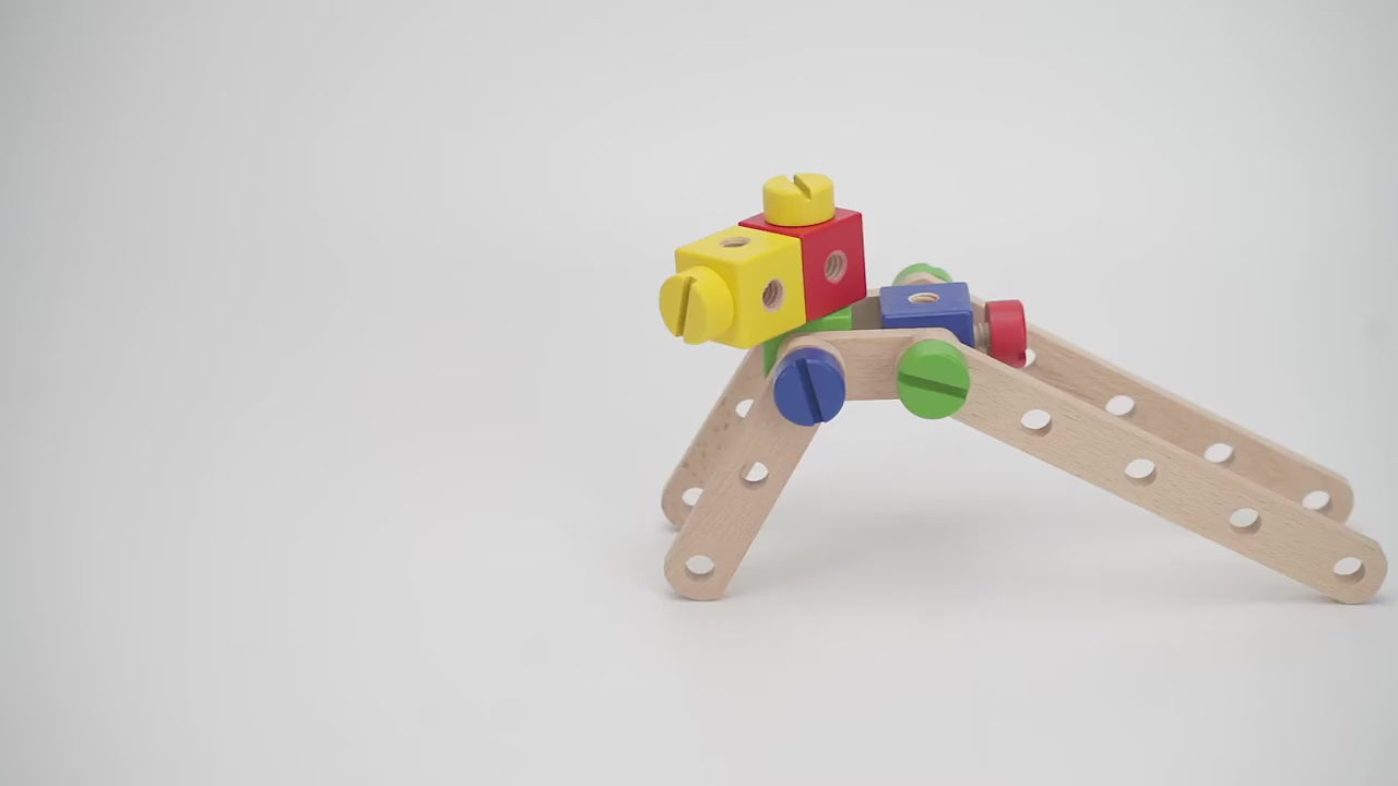 [Self-collection in Kwun Tong] VIGA Early Educational Wooden Screw Building Set