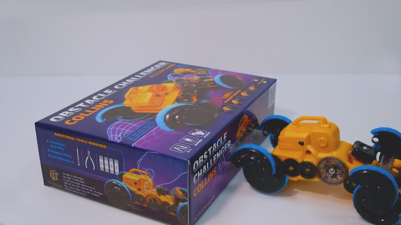 台灣T-Space COLLINS智趣STEAM跨障挑戰者機器人  (台灣製造｜攀爬高度9cm)