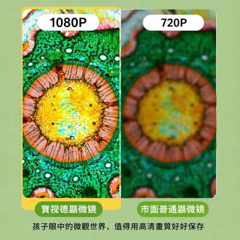National Geographic 國家地理 兒童手持電子顯微鏡 (2吋屏幕/1000倍放大/1080P攝錄)