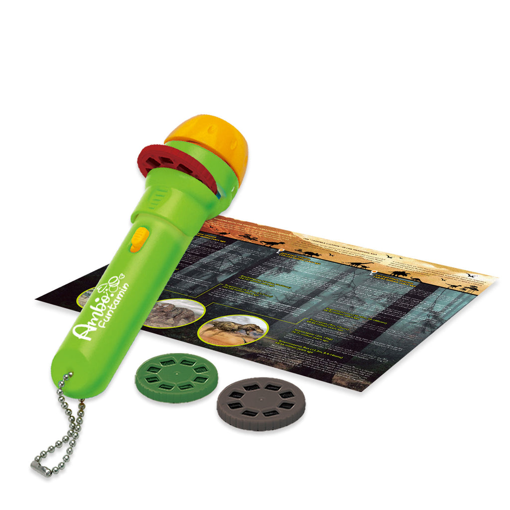 Ambo Funtamin 恐龍投影電筒-STEM玩具-Kidrise🧒🏻STEM香港教育玩具｜STEAM科學實驗玩具｜STEM幼兒教育玩具｜啟智早教玩具｜蒙特梭利教具