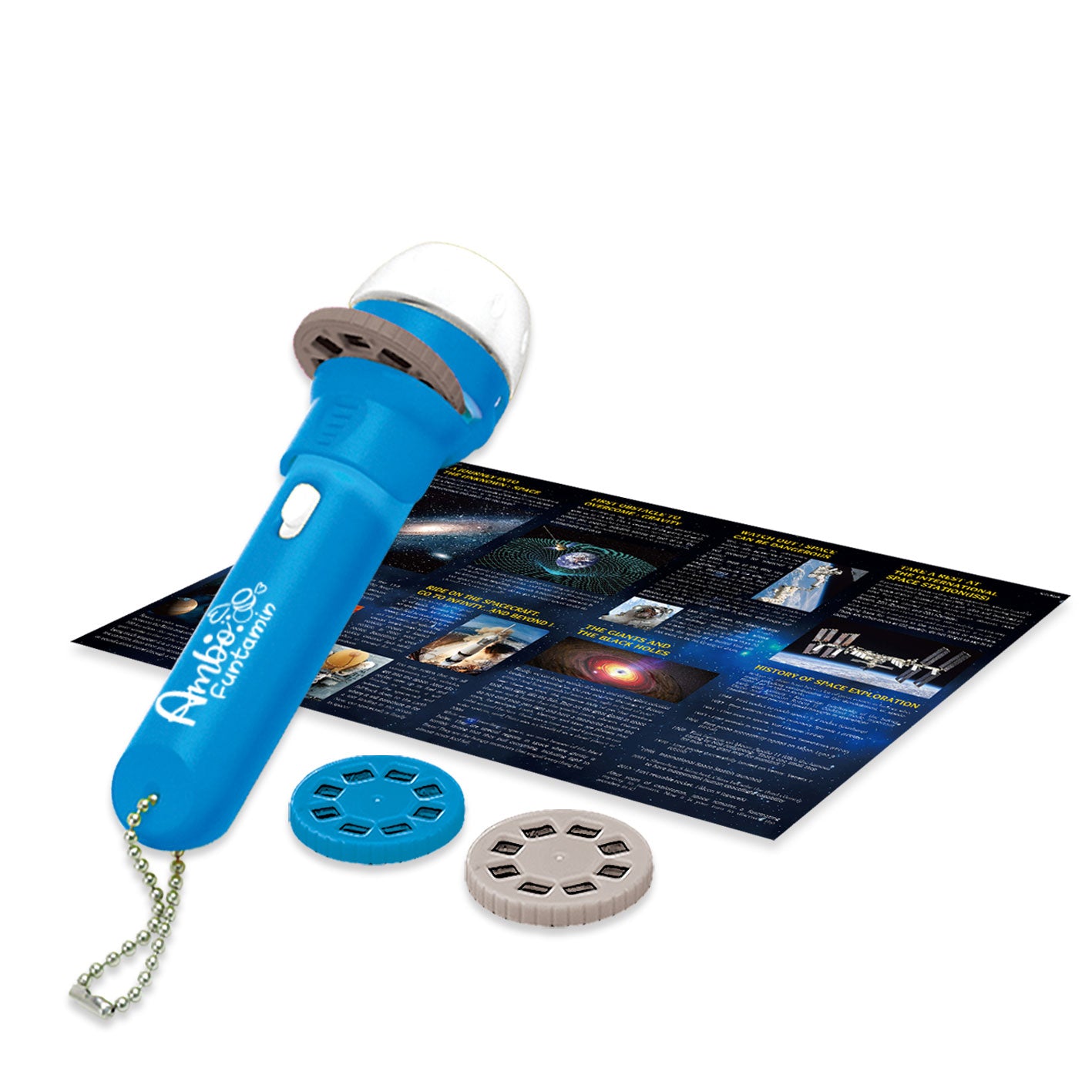 Ambo Funtamin 太空投影電筒-STEM玩具-Kidrise🧒🏻STEM香港教育玩具｜STEAM科學實驗玩具｜STEM幼兒教育玩具｜啟智早教玩具｜蒙特梭利教具