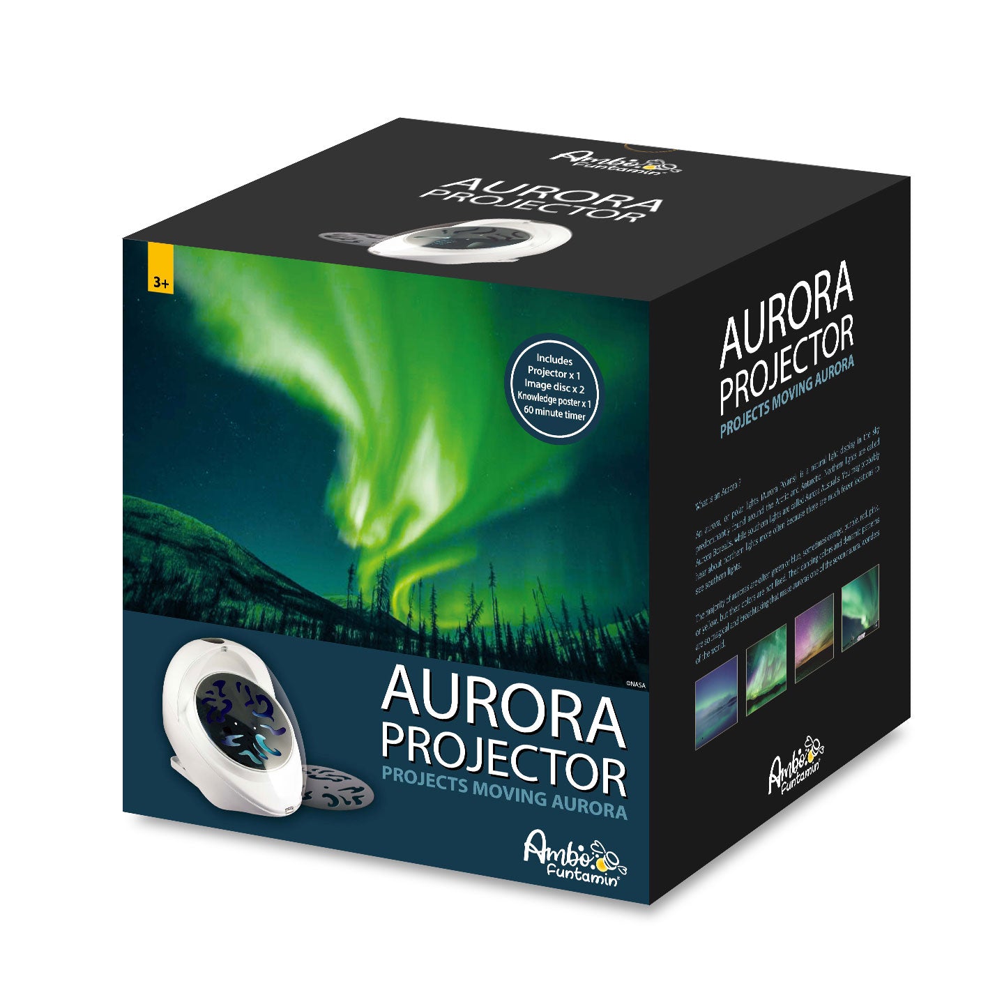 Ambo Funtamin 北極光投影機-STEM玩具-Kidrise🧒🏻STEM香港教育玩具｜STEAM科學實驗玩具｜STEM幼兒教育玩具｜啟智早教玩具｜蒙特梭利教具 Main image