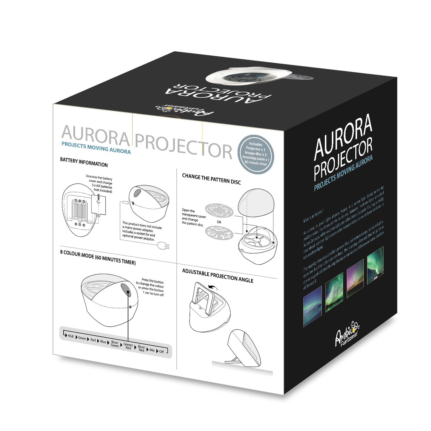 Ambo Funtamin Northern Lights Projector Secondary image