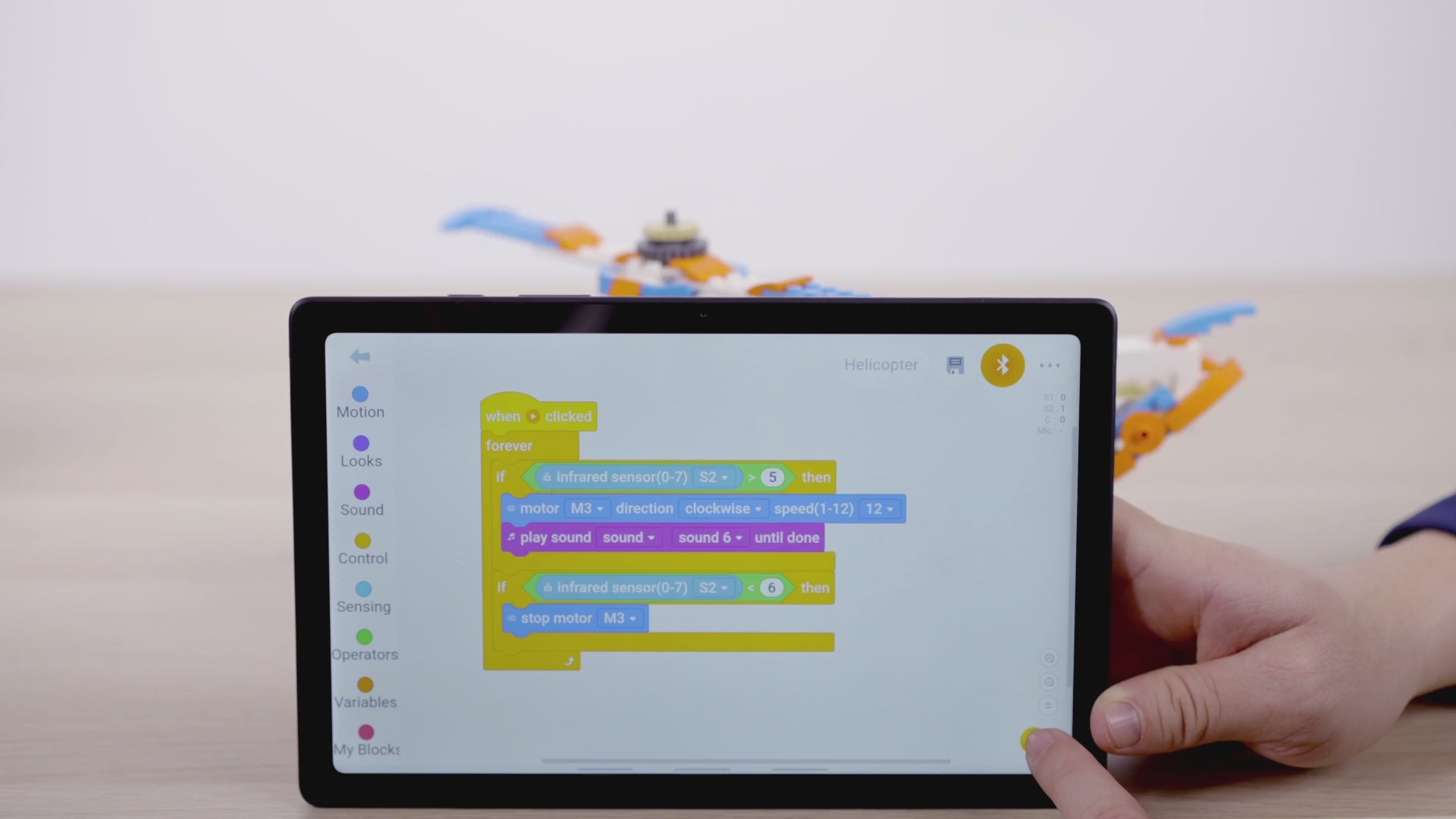 Apitor Robot-X STEM編程學習12合1機械人 (Scratch應用程式智能遙控)