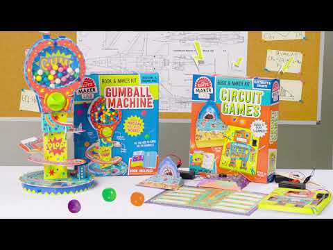 Klutz STEM Maker Lab Gumball Machine 美國STEAM DIY玩具糖果機