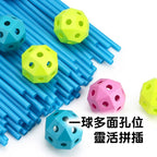 Creative Forts 大型益智室內建構多邊球積木玩具 (44球86棒)-STEM玩具-Kidrise🧒🏻STEM香港教育玩具｜STEAM科學實驗玩具｜STEM幼兒教育玩具｜啟智早教玩具｜蒙特梭利教具