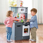 Hape E3166木製聲光電玩小廚房煮飯仔🍳STEM玩具-STEM玩具-Kidrise🧒🏻STEM香港教育玩具｜STEAM科學實驗玩具｜STEM幼兒教育玩具｜啟智早教玩具｜蒙特梭利教具