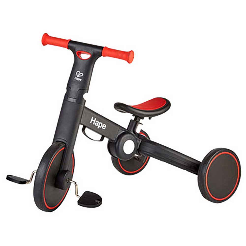 Hape E8468多功能摺疊🚴‍♂️幼兒三合一平衡單車(紅色)-STEM玩具-Kidrise🧒🏻STEM香港教育玩具｜STEAM科學實驗玩具｜STEM幼兒教育玩具｜啟智早教玩具｜蒙特梭利教具 Main image