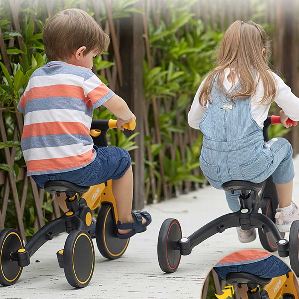 Hape E8468多功能摺疊🚴‍♂️幼兒三合一平衡單車(紅色)-STEM玩具-Kidrise🧒🏻STEM香港教育玩具｜STEAM科學實驗玩具｜STEM幼兒教育玩具｜啟智早教玩具｜蒙特梭利教具