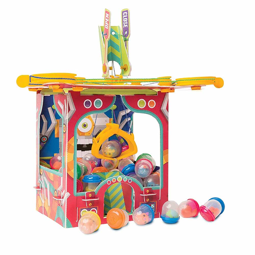 Klutz STEM Maker Lab Arcade Claw Game 美國STEAM DIY夾公仔機-STEM玩具-Kidrise🧒🏻STEM香港教育玩具｜STEAM科學實驗玩具｜STEM幼兒教育玩具｜啟智早教玩具｜蒙特梭利教具