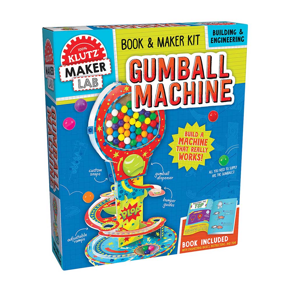 Klutz STEM Maker Lab Gumball Machine 美國STEAM DIY玩具糖果機-STEM玩具-Kidrise🧒🏻STEM香港教育玩具｜STEAM科學實驗玩具｜STEM幼兒教育玩具｜啟智早教玩具｜蒙特梭利教具 Main image