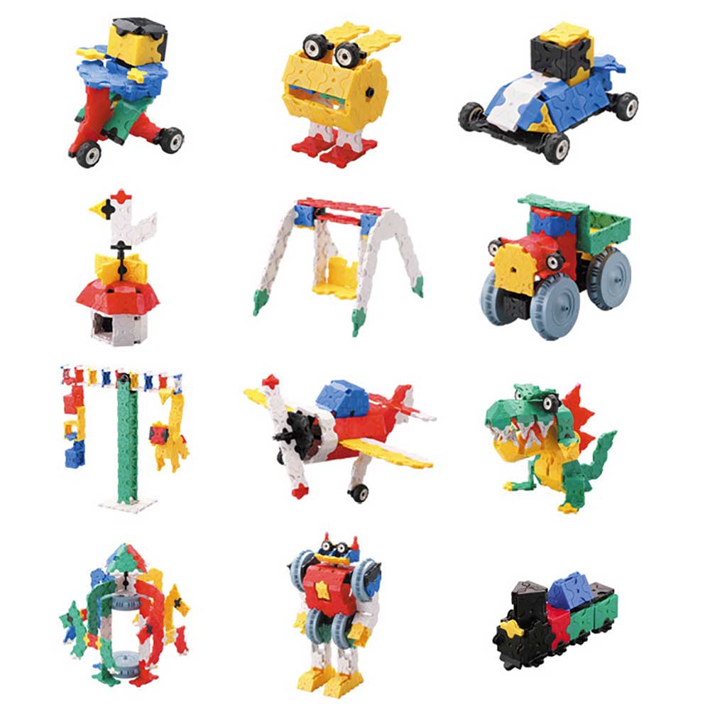 日本LaQ兒童益智拼裝積木玩具(Basic 511 基礎入門｜650片)-STEM玩具-Kidrise🧒🏻STEM香港教育玩具｜STEAM科學實驗玩具｜STEM幼兒教育玩具｜啟智早教玩具｜蒙特梭利教具