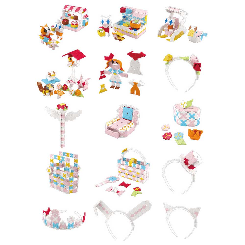 日本LaQ兒童益智拼裝積木玩具(Dreams 夢幻少女｜630片)-STEM玩具-Kidrise🧒🏻STEM香港教育玩具｜STEAM科學實驗玩具｜STEM幼兒教育玩具｜啟智早教玩具｜蒙特梭利教具