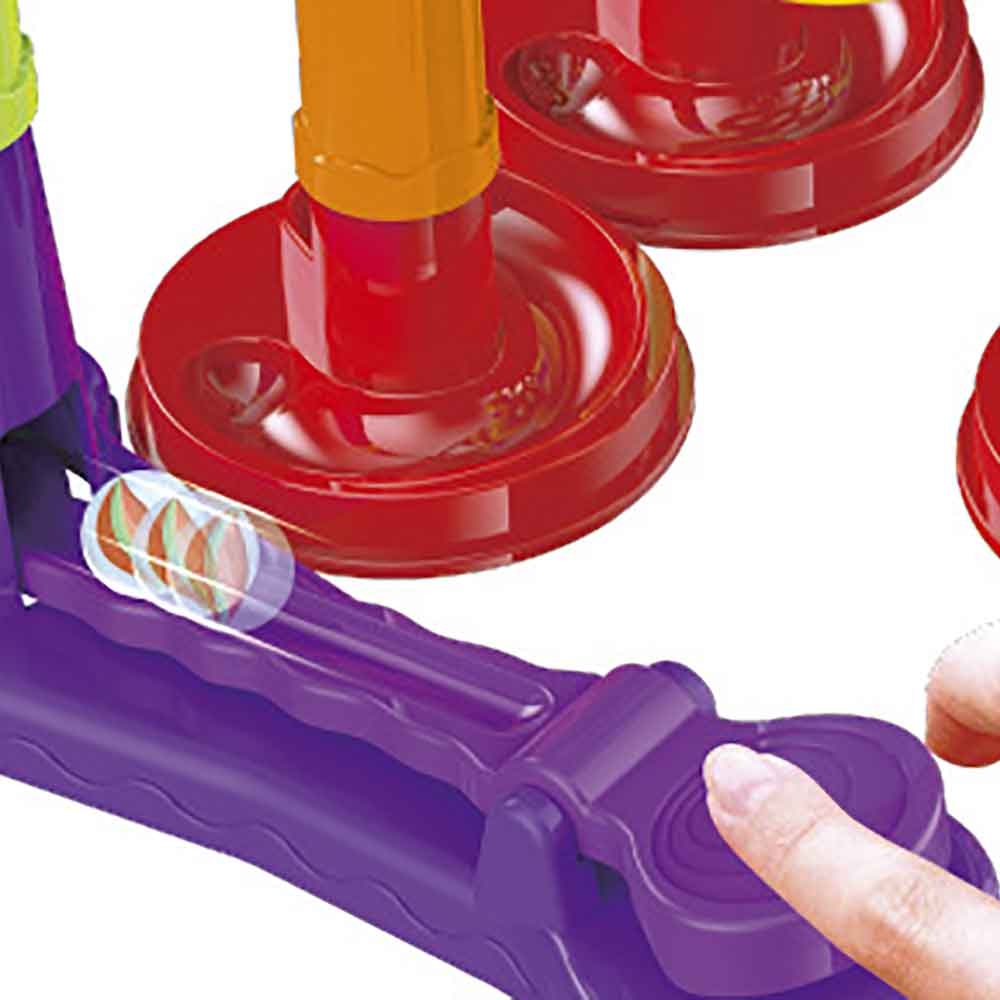 STEM彈射滑梯滾球軌道🔮 (142件積木30滾球)-STEM玩具-Kidrise🧒🏻STEM香港教育玩具｜STEAM科學實驗玩具｜STEM幼兒教育玩具｜啟智早教玩具｜蒙特梭利教具