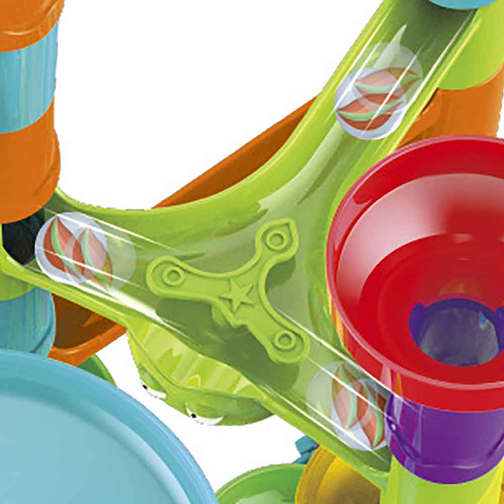 STEM彈射滑梯滾球軌道🔮 (142件積木30滾球)-STEM玩具-Kidrise🧒🏻STEM香港教育玩具｜STEAM科學實驗玩具｜STEM幼兒教育玩具｜啟智早教玩具｜蒙特梭利教具